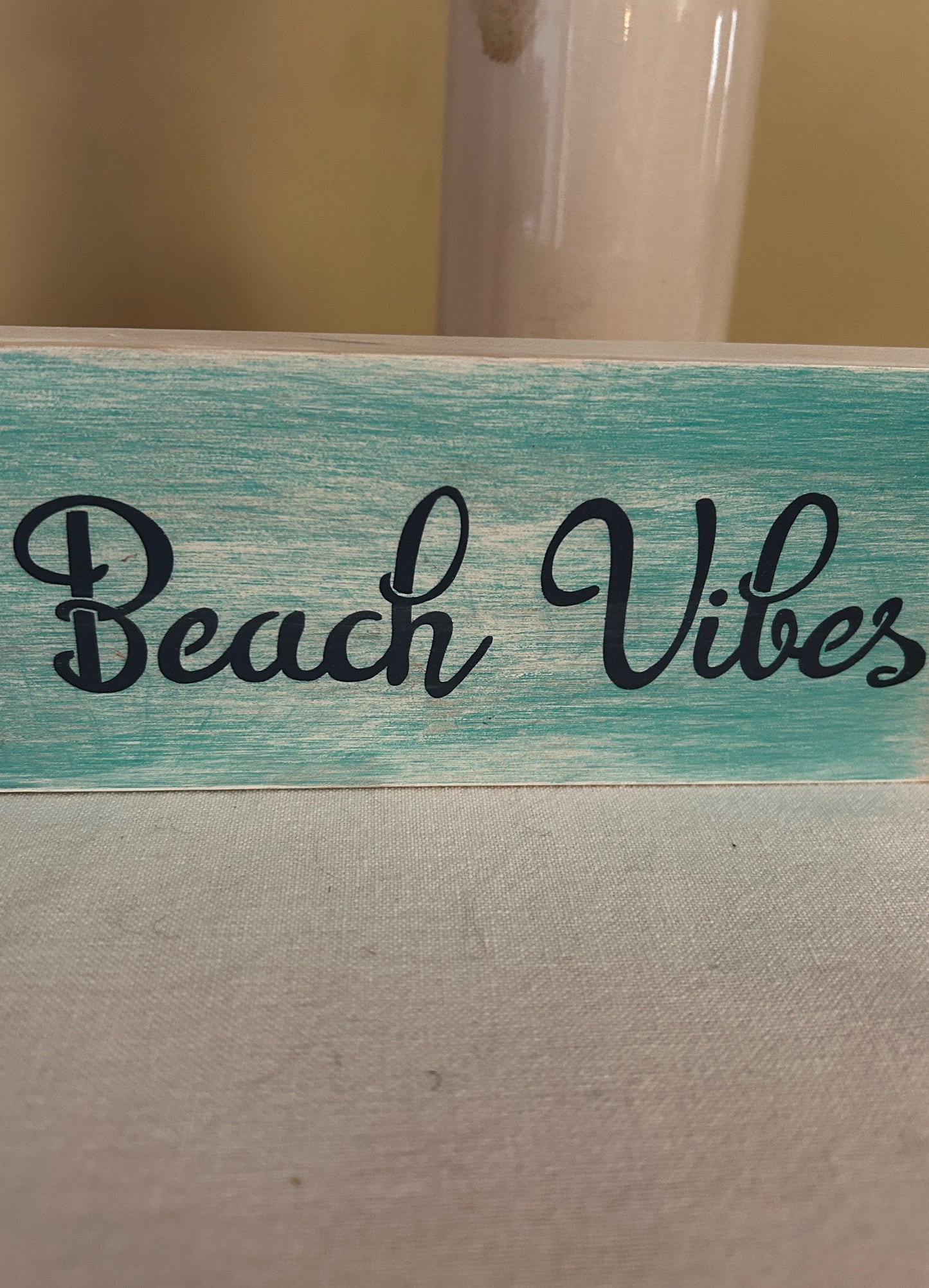 Rustic Crafts/ “Beach Vibes” Shelf Décor